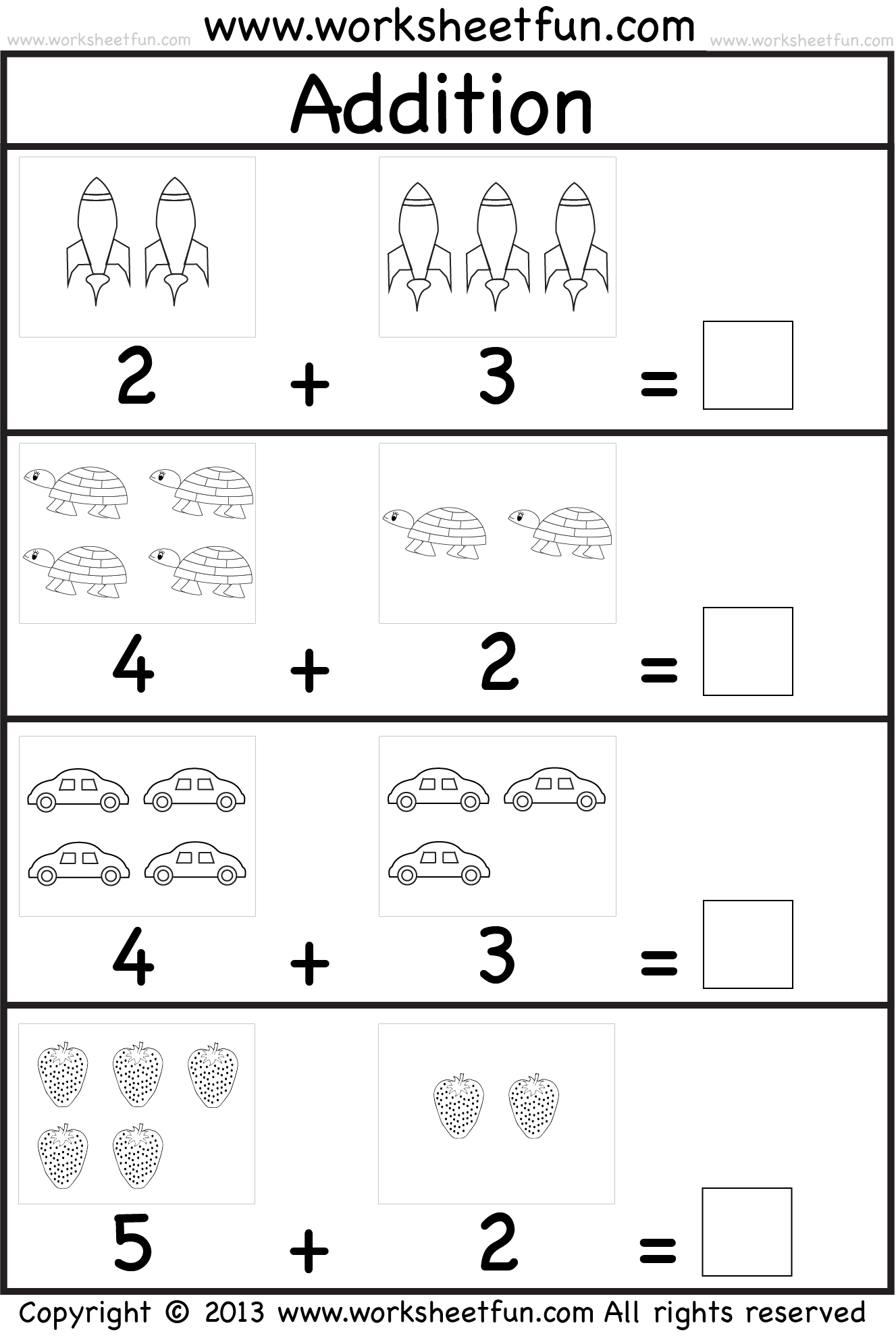 math activities for kindergarten free